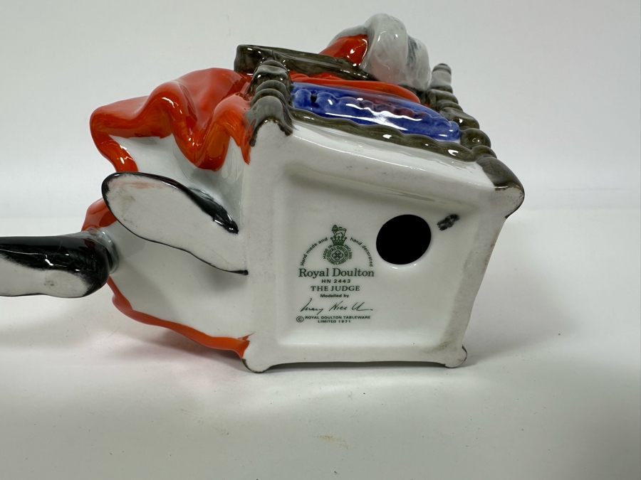 Vintage 1971 Royal Doulton Figurine 'The Judge' HN2443 Made In England 6.5H [Photo 8]