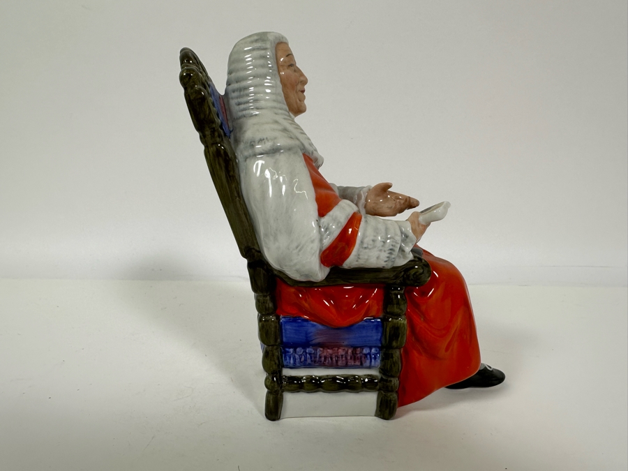 Vintage 1971 Royal Doulton Figurine 'The Judge' HN2443 Made In England 6.5H [Photo 6]