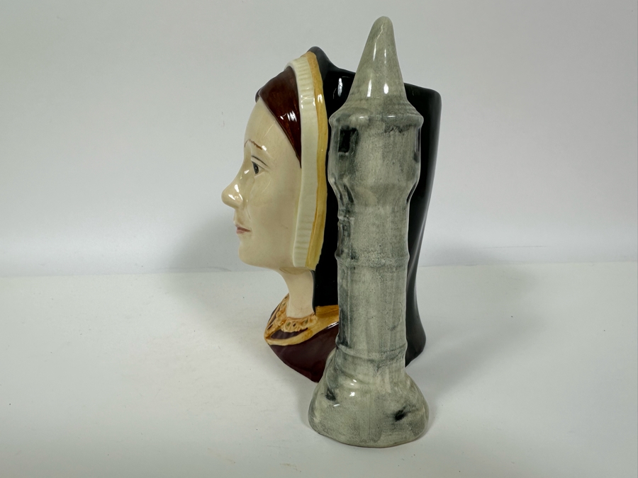 Vintage 1975 Royal Doulton Toby Mug 'Catherine Of Aragon' D6643 Large Made In England 7H [Photo 5]