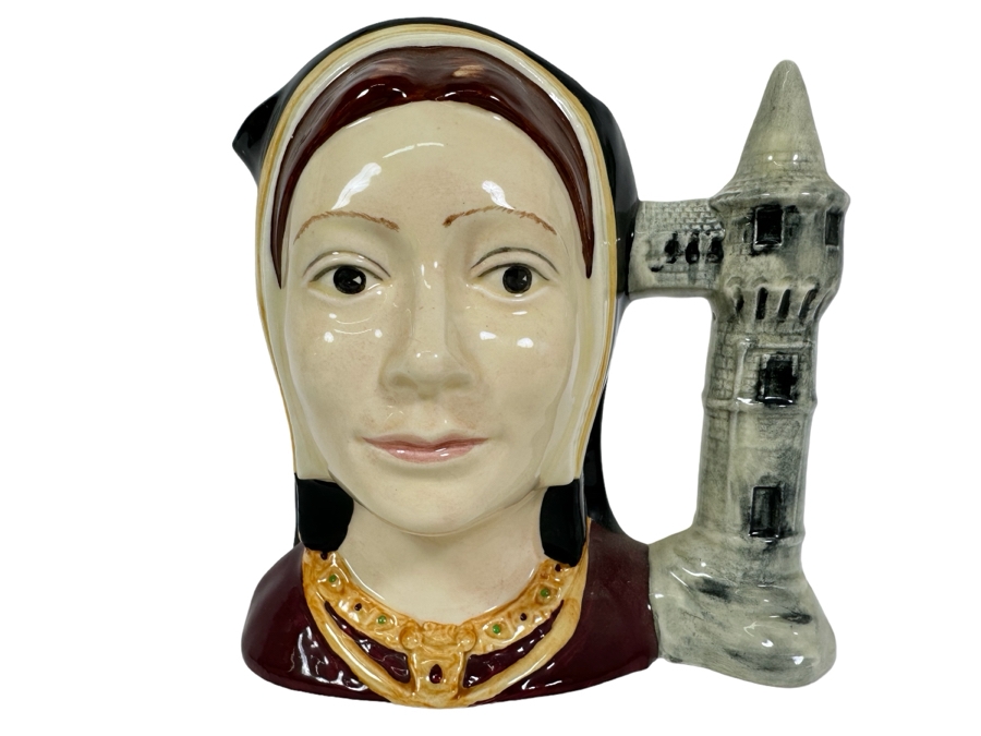 Vintage 1975 Royal Doulton Toby Mug 'Catherine Of Aragon' D6643 Large Made In England 7H [Photo 1]