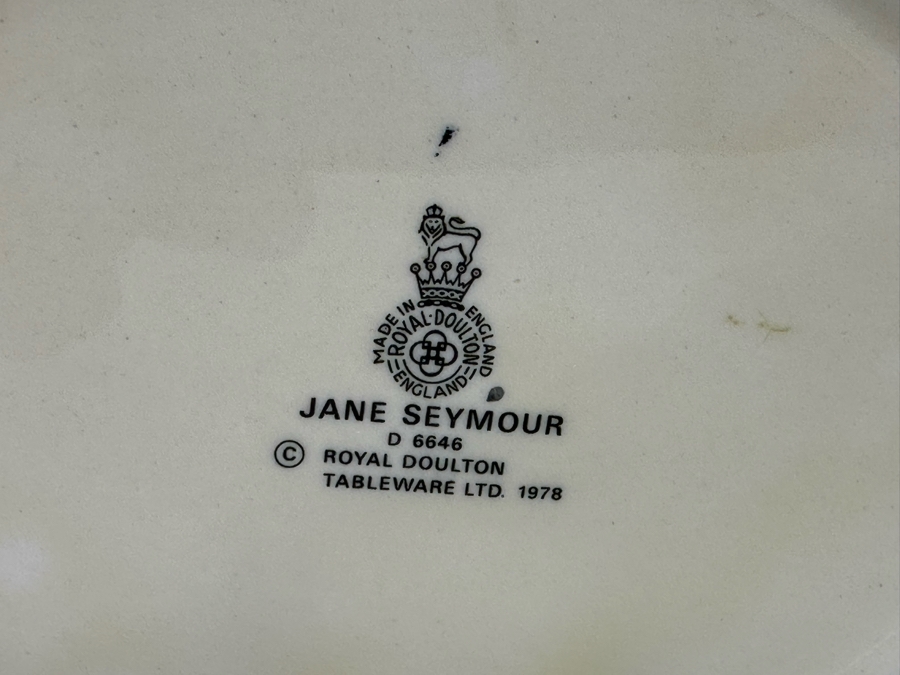 Vintage 1978 Royal Doulton Toby Mug 'Jane Seymour' D6646 Large Made In England 7H [Photo 7]