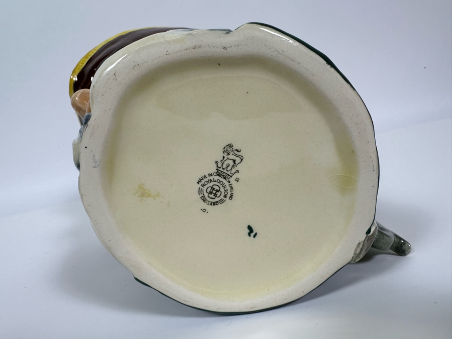 Vintage Early 1939 Royal Doulton Toby Mug 'Dick Turpin' Pistol Handle D6485 Large Made In England 6.25H [Photo 8]