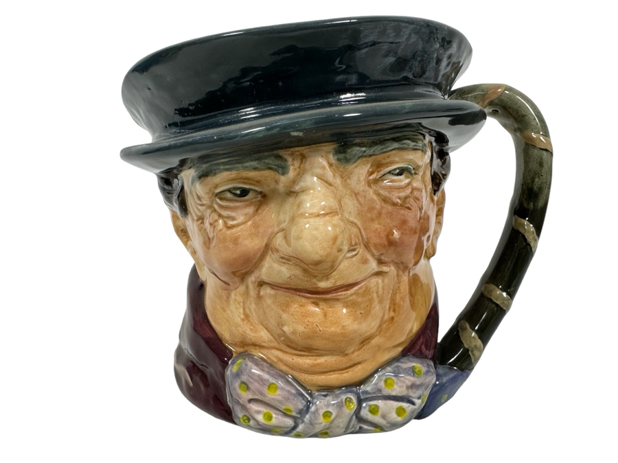 Vintage Early Royal Doulton 1936-1960 Toby Mug With 'A' Mark 'Tony Weller' Charles Dickens' Characters D5531 Large Made In England 5.5H Estimate $150 [Photo 1]