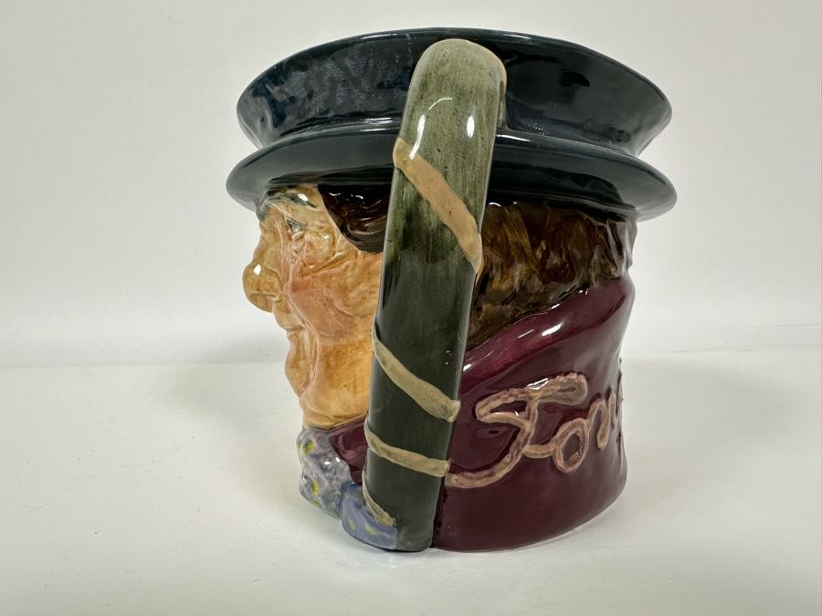 Vintage Early Royal Doulton 1936-1960 Toby Mug With 'A' Mark 'Tony Weller' Charles Dickens' Characters D5531 Large Made In England 5.5H Estimate $150 [Photo 5]