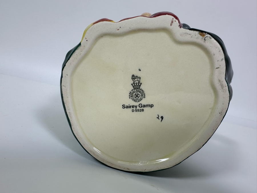 Vintage Early Royal Doulton Toby Mug 'Sairey Gamp' D5528 Large Made In England 6.25H [Photo 8]