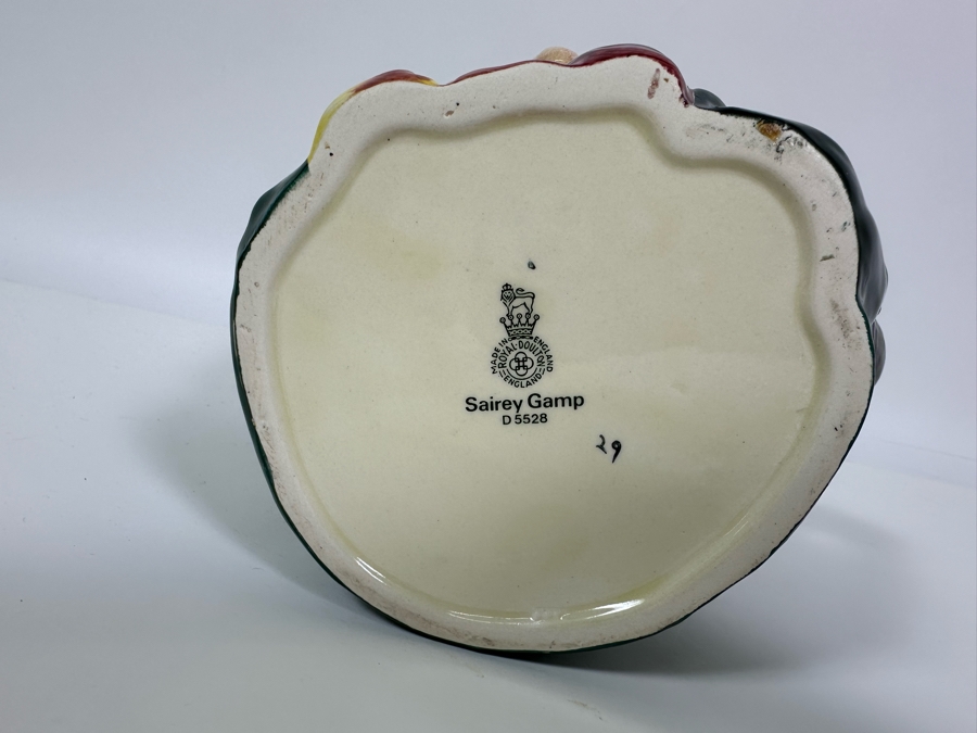 Vintage Early Royal Doulton Toby Mug 'Sairey Gamp' D5528 Large Made In England 6.25H [Photo 9]