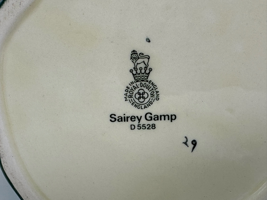 Vintage Early Royal Doulton Toby Mug 'Sairey Gamp' D5528 Large Made In England 6.25H [Photo 10]