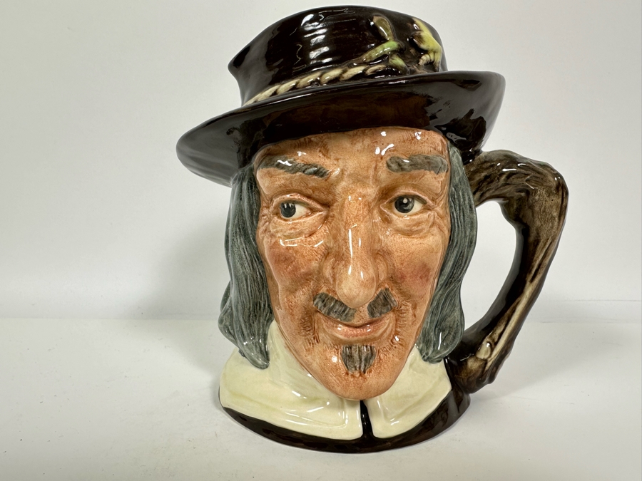 Vintage 1953 Royal Doulton Toby Mug 'Izaak Walton' To Commemorate The 300th Anniversary Of The Compleat-Angler 1653-1953 D6404 Large Made In England 7H [Photo 2]