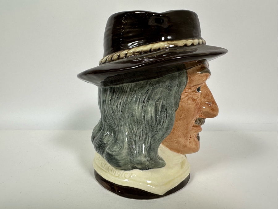 Vintage 1953 Royal Doulton Toby Mug 'Izaak Walton' To Commemorate The 300th Anniversary Of The Compleat-Angler 1653-1953 D6404 Large Made In England 7H [Photo 3]