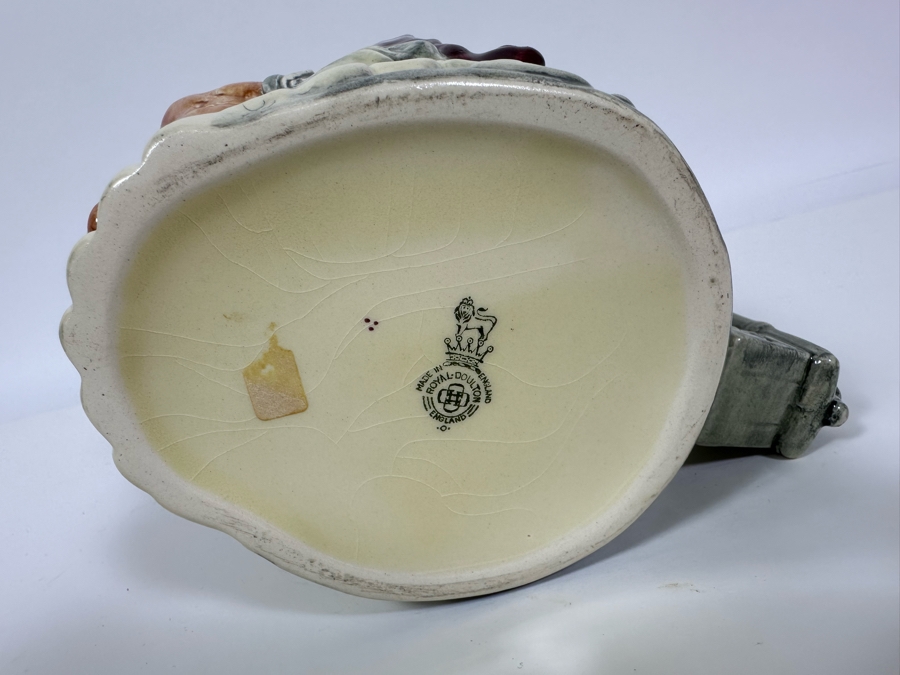 Vintage Early Royal Doulton Toby Mug 'Simon The Cellarer' D5504 Large Made In England 6.5H [Photo 8]