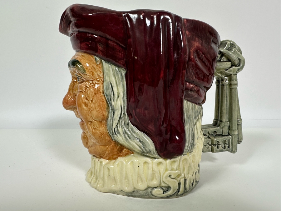 Vintage Early Royal Doulton Toby Mug 'Simon The Cellarer' D5504 Large Made In England 6.5H [Photo 7]