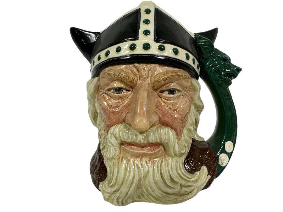 Vintage 1958 Royal Doulton Toby Mug 'Viking' D6496 Large Made In England 7.25H [Photo 1]