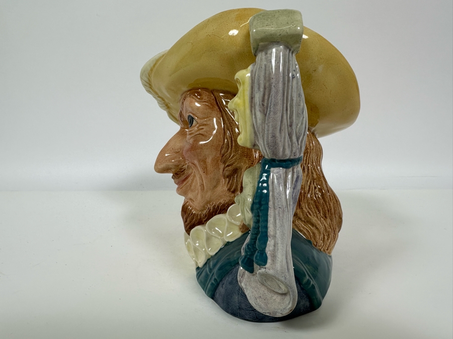 Vintage 1987 Royal Doulton Toby Mug 'Scaramouche' D6814 Large Made In England 6.75H [Photo 5]