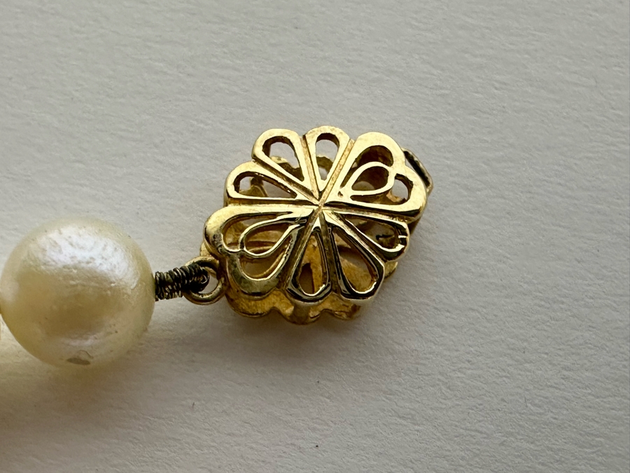 7' Pearl Bracelet With 14K Gold Clasp [Photo 9]