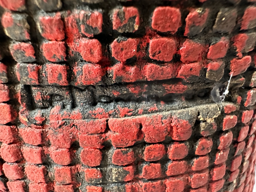 Lisa Lamonthe Pueblo Blanket People Pottery Sculpture With Turquoise And Horse Hair Signed 30' - See Photos [Photo 14]