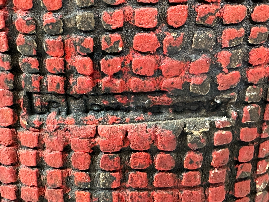 Lisa Lamonthe Pueblo Blanket People Pottery Sculpture With Turquoise And Horse Hair Signed 30' - See Photos [Photo 16]