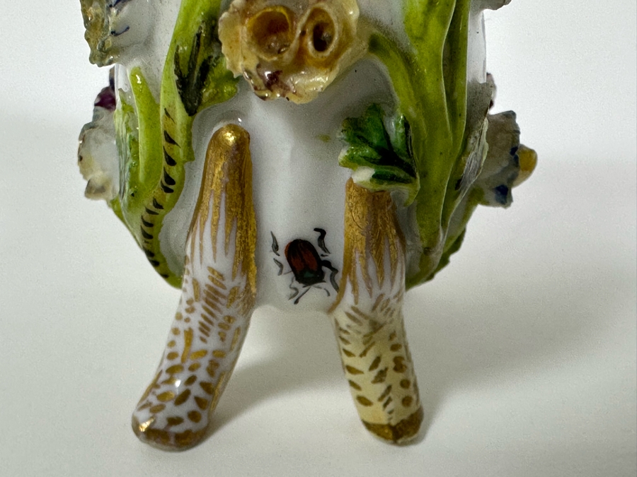 Carl Thieme Dresden Porcelain Hand Painted Perfume Bottle 2W X 3H [Photo 9]