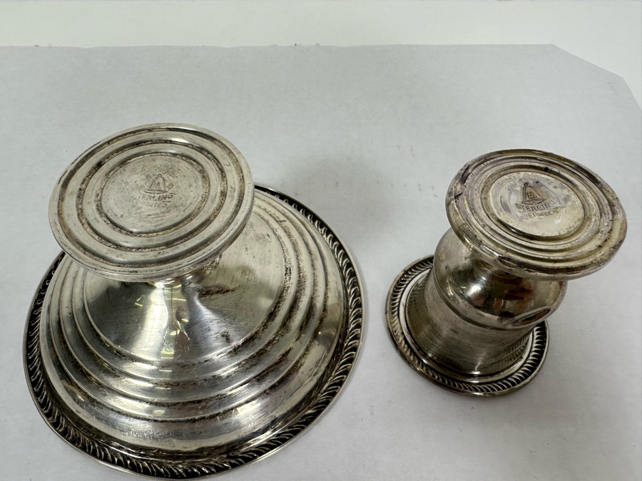 Sterling Silver Weighted Cup And Footed Bowl 3H [Photo 7]