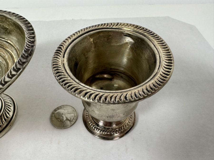 Sterling Silver Weighted Cup And Footed Bowl 3H [Photo 6]