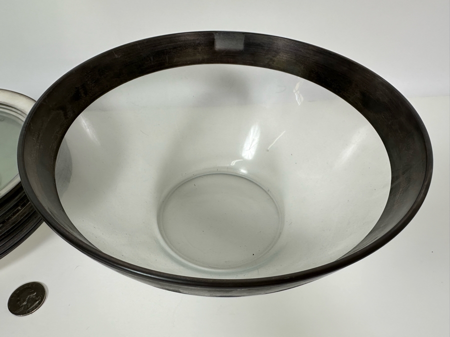 Dorothy Thorpe California (12) 8' Glass Plates, 5' Glass Bowl & 9' Glass Bowl [Photo 4]