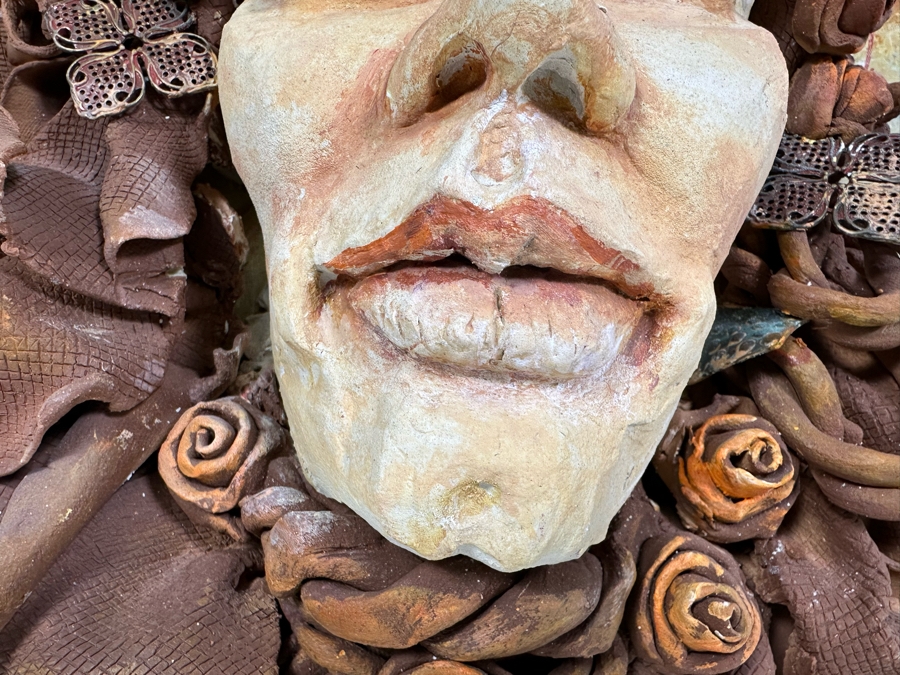 Bonnie Lee Roth (B. 1942, Southern California) Original Mixed-Media 3D Sculpture Mounted On Painted Board 18W X 24H X 7D [Photo 9]