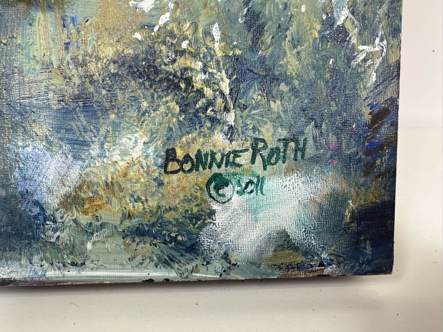 Bonnie Lee Roth (B. 1942, Southern California) Original Mixed-Media 3D Sculpture Mounted On Painted Board 18W X 24H X 7D [Photo 8]