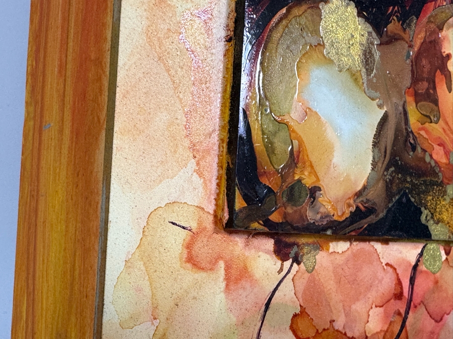 Bonnie Lee Roth (B. 1942, Southern California) Original Mixed-Media Painting On Board 16W X 16H [Photo 5]