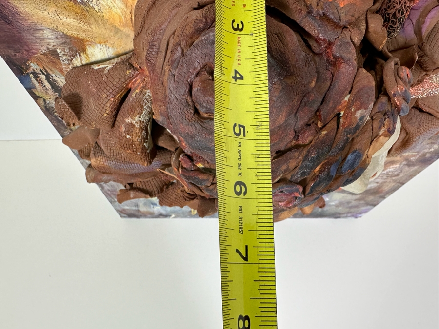 Bonnie Lee Roth (B. 1942, Southern California) Original Mixed-Media 3D Sculpture Mounted On Painted Board 18W X 24H X 6D [Photo 13]