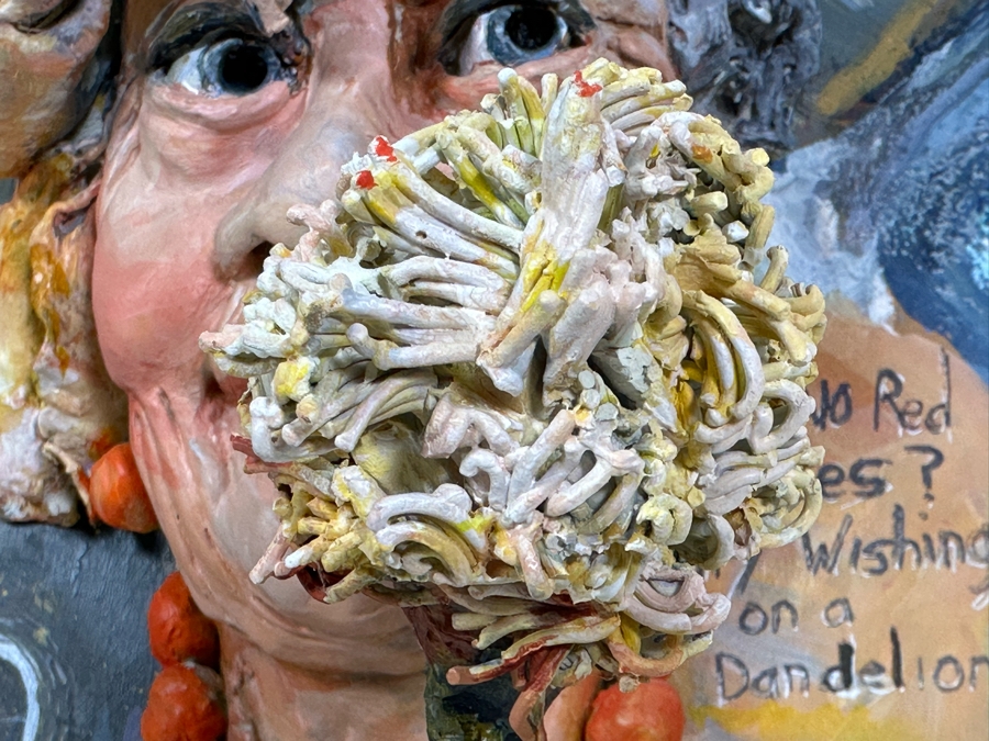 Bonnie Lee Roth (B. 1942, Southern California) Original Mixed-Media 3D Sculpture Wizard Of Oz Theme Mounted On Painted Board 20W X 24H X 7D [Photo 12]