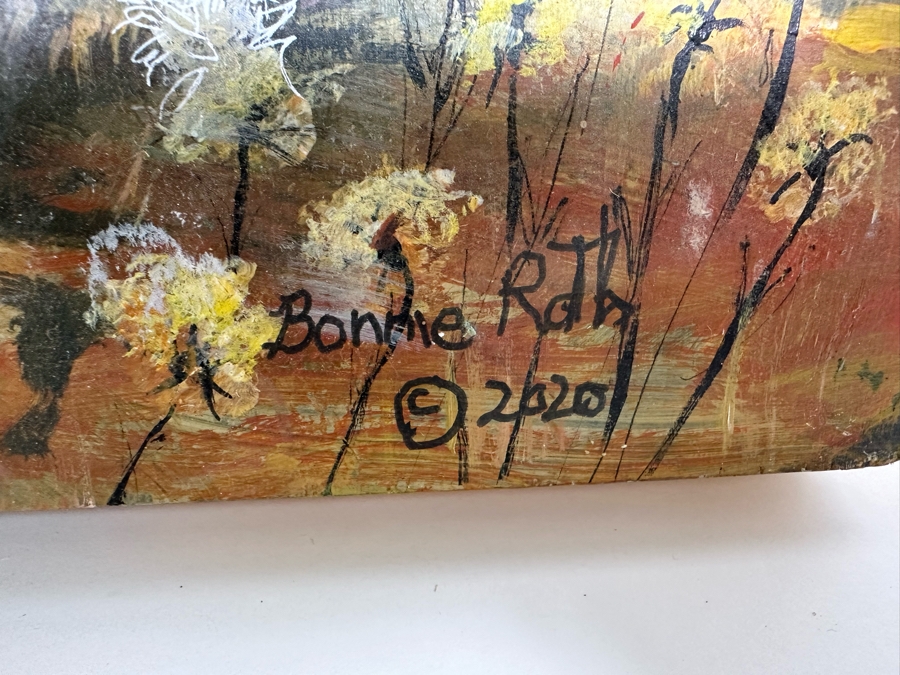 Bonnie Lee Roth (B. 1942, Southern California) Original Mixed-Media 3D Sculpture Wizard Of Oz Theme Mounted On Painted Board 20W X 24H X 7D [Photo 22]