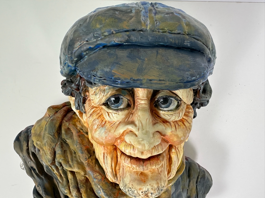 Bonnie Lee Roth (B. 1942, Southern California) Original Bust Sculpture 16W X 15H [Photo 4]