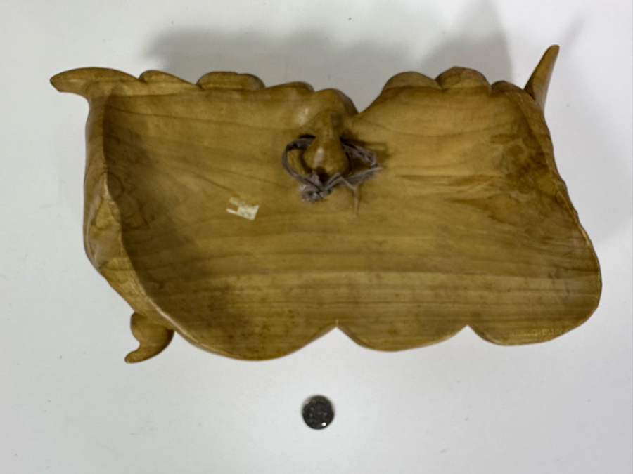 Relief Carved Wooden Indonesian Double Faces Wall Sculpture 12W X 8H X 3.5D [Photo 8]