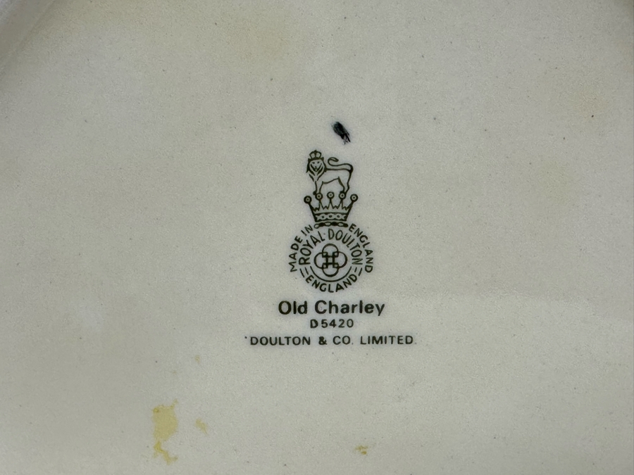 Vintage Early Royal Doulton Toby Mug 'Old Charley' D5420 Large Made In England 5.5H [Photo 7]