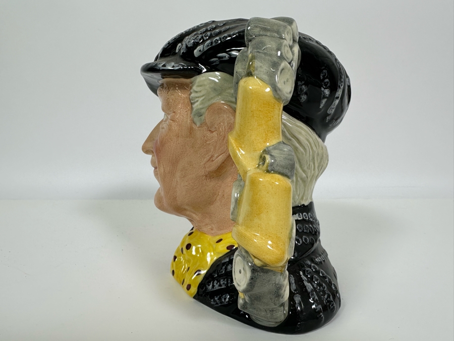 Vintage 1986 Royal Doulton Toby Mug 'Pearly King' D6760 Large Made In England 7H [Photo 5]