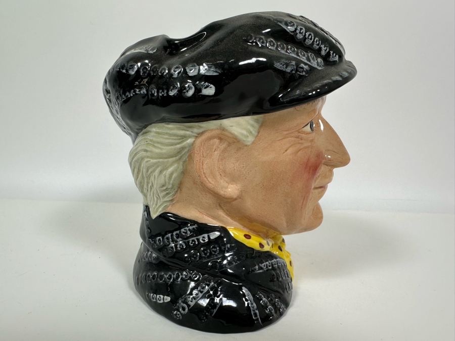 Vintage 1986 Royal Doulton Toby Mug 'Pearly King' D6760 Large Made In England 7H [Photo 3]