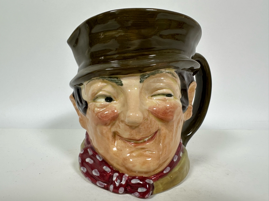 Vintage Early Royal Doulton Toby Mug With 'A' Mark 'Sam Weller' Charles Dickens' Characters D6064 Large Made In England 5.25H Estimate $100 [Photo 2]