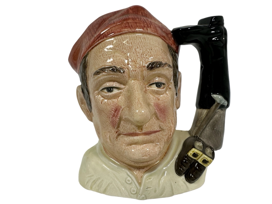 Vintage 1962 Royal Doulton Toby Mug 'Character Jugs From Williamsburg: Bootmaker' D6572 Large Made In England 7.25H [Photo 1]