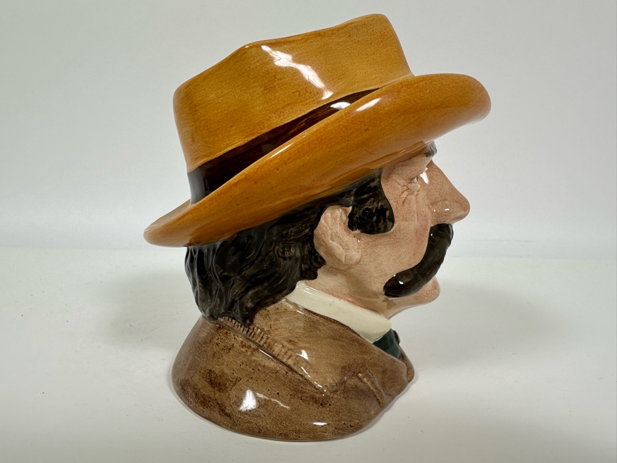 Vintage 1984 Royal Doulton Toby Mug 'The Wild West Collection: Wyatt Earp' D6711 Made In England 5.5H [Photo 3]