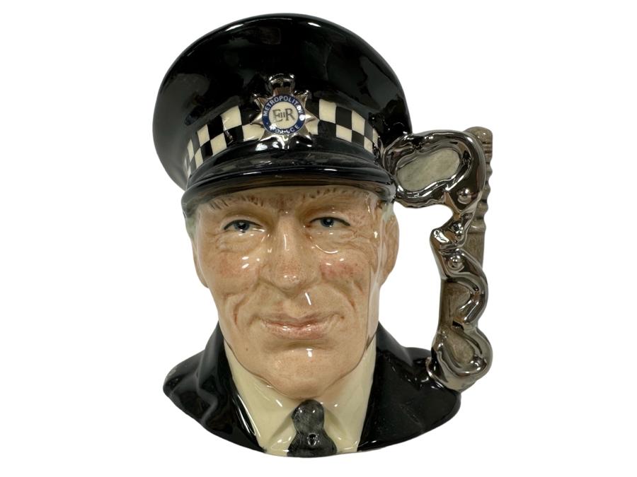 Vintage 1989 Limited Edition Royal Doulton Toby Mug 'The Policeman' From The Series Journey Through Britain D6852 Made In England 4H