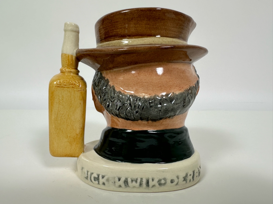 Vintage Limited Edition Royal Doulton Toby Mug 'Mr. Pickwick' Third Of A Series Made For Pick-Kwik Wines And Spirits, Derby James B. Beam Distilling International Co. Small Made In England 4H Estimate $100 [Photo 4]
