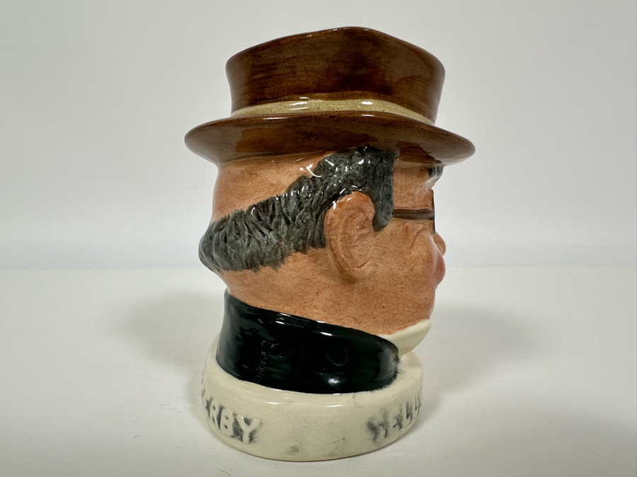 Vintage Limited Edition Royal Doulton Toby Mug 'Mr. Pickwick' Third Of A Series Made For Pick-Kwik Wines And Spirits, Derby James B. Beam Distilling International Co. Small Made In England 4H Estimate $100 [Photo 3]