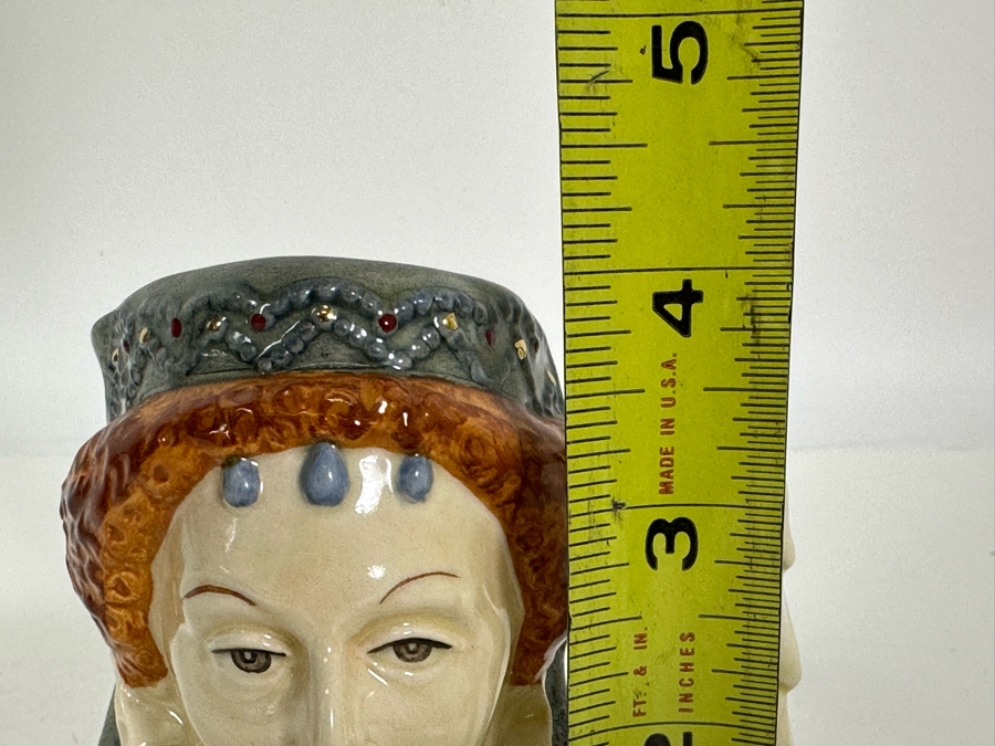 Vintage 1988 Limited Edition Royal Doulton Toby Mug 'Queen Elizabeth I Of England' Armada 1588-1988 Issued To Commemorate The 400th Anniversary Of The Spanish Armada In 1588 D6821 Made In England 4H [Photo 8]