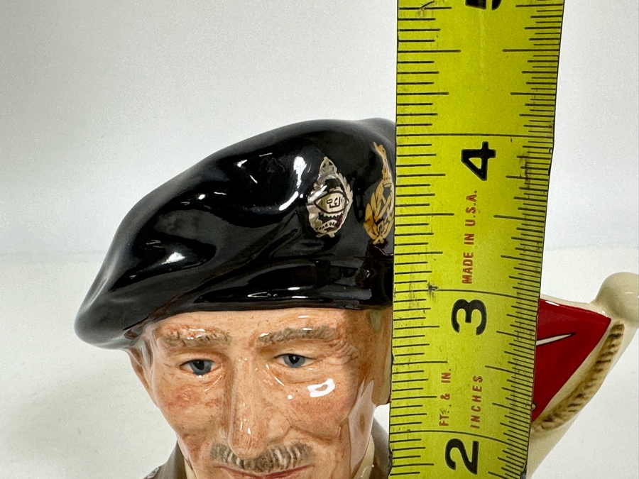Vintage 1989 Limited Edition Royal Doulton Toby Mug 'Viscount Montgomery Of Alamein 1887-1976' D6850 Made In England 4H [Photo 8]