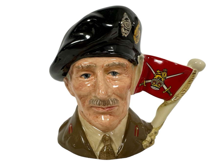 Vintage 1989 Limited Edition Royal Doulton Toby Mug 'Viscount Montgomery Of Alamein 1887-1976' D6850 Made In England 4H