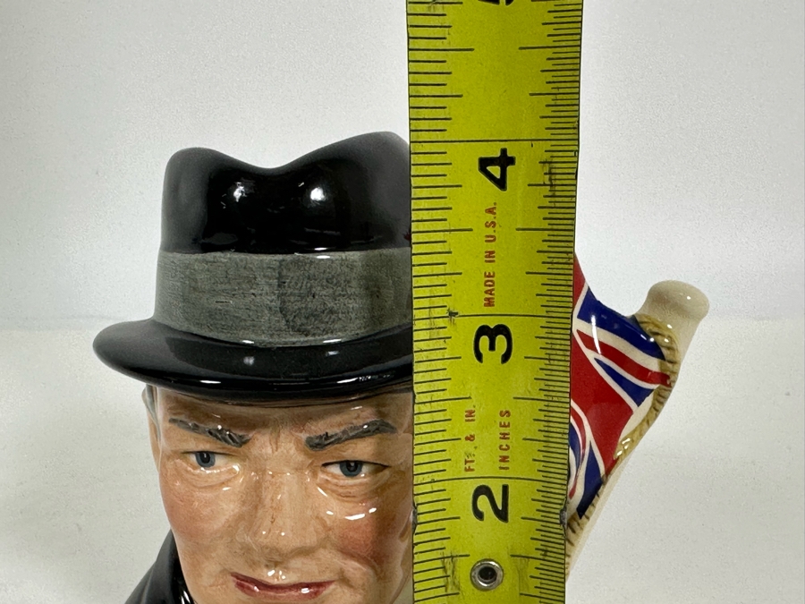 Vintage 1989 Limited Edition Royal Doulton Toby Mug 'Sir Winston Churchill 1874-1965' D6849 Made In England 4H [Photo 8]