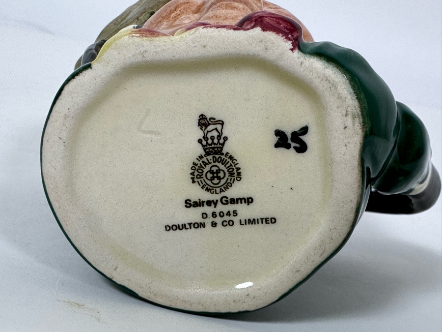 Vintage Royal Doulton Toby Mug 'Sairey Gamp' Small Made In England 2H [Photo 6]