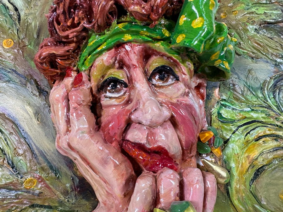 Bonnie Lee Roth (B. 1942, Southern California) Original Mixed-Media 3D Sculpture Mounted On Painted Board With Brilliant Colors 16W X 20H X 7D [Photo 7]