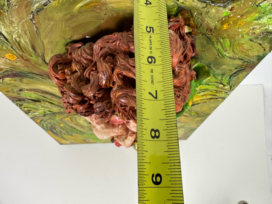 Bonnie Lee Roth (B. 1942, Southern California) Original Mixed-Media 3D Sculpture Mounted On Painted Board With Brilliant Colors 16W X 20H X 7D [Photo 19]