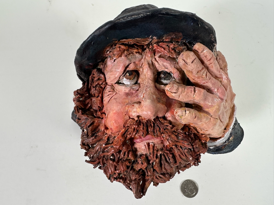 Bonnie Lee Roth (B. 1942, Southern California) Original Rabbii Sculpture 9W X 7D [Photo 6]