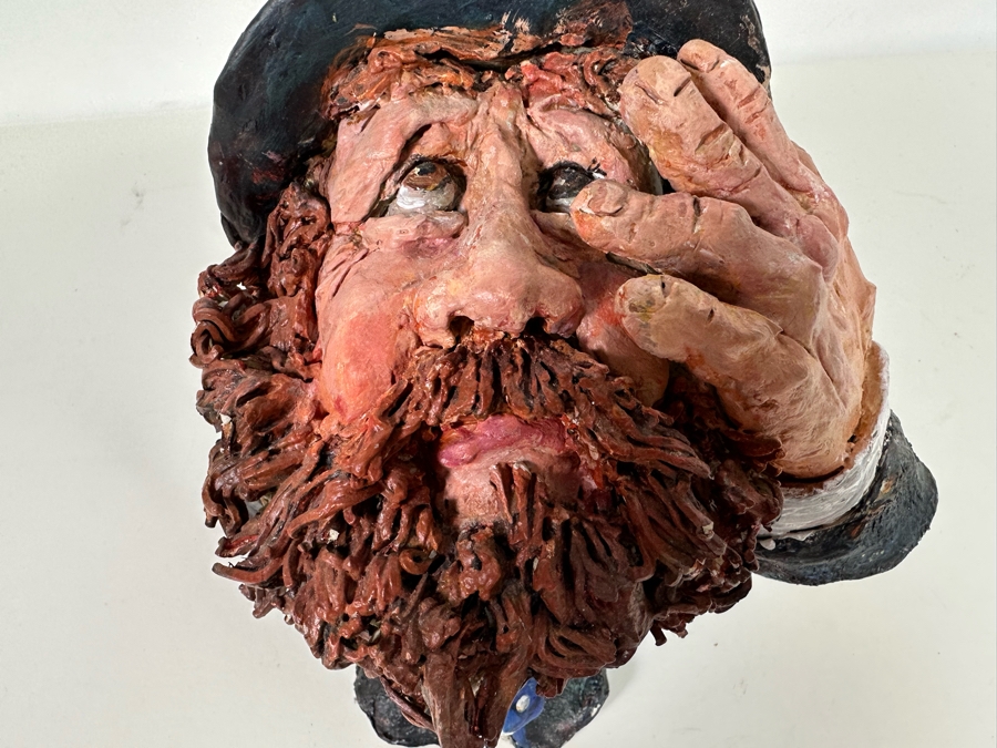 Bonnie Lee Roth (B. 1942, Southern California) Original Rabbii Sculpture 9W X 7D [Photo 13]